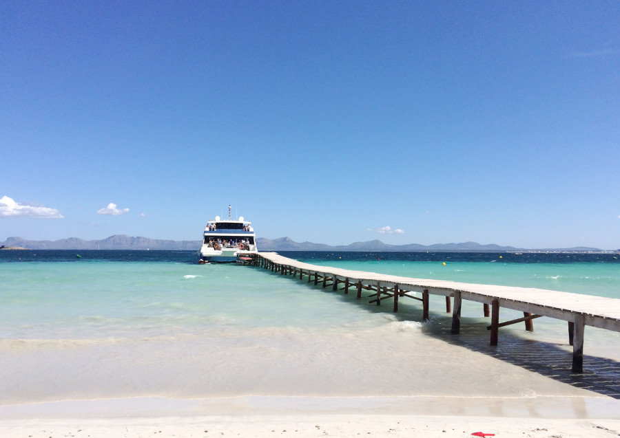 Alcudiastranden på Mallorca
